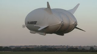 Giant Airship Airlander 10 Completes Its Maiden Trip in London [upl. by Enom]