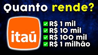 🟠 Qual o Rendimento da Conta Itaú CDB DI Itaú Vale a Pena em 2024 SIMULAÇÃO COMPLETA [upl. by Iral207]