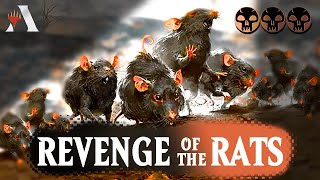 MTG Foundations Time for the Rats Revenge  Mono Black  Standard Bo1 [upl. by Adelaida]