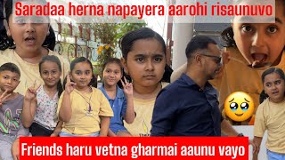 😱 Aarohi ko rish tika lagayepachi harayo 🥹 Hajurbuwako saradda  Aarohi vlog Aarohi Adhikari [upl. by Zosema]