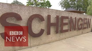 How the Schengen area was created  BBC News [upl. by Suolekcin]