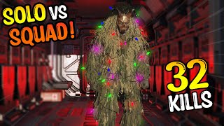 JOGANDO COM A SKIN DO GRINCH NATALINO NO SOLO VS SQUAD 32 KILLS  COD MOBILE  BATTLE ROYALE [upl. by Edaw]