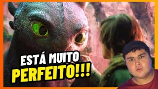 COMO TREINAR O SEU DRAGÃO LIVE ACTION React 💥💥 [upl. by Euqinna]