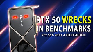 Crushing RTX 50 Benchmarks Leak  RTX 50 amp RDNA 4 Release Date [upl. by Amitie]