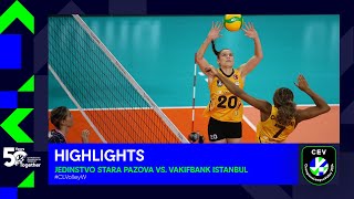 Jedinstvo STARA PAZOVA vs VakifBank ISTANBUL  Match Highlights [upl. by Lebaron]