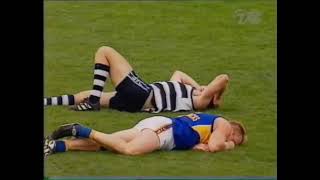 1st Half Geelong VS West Coast Eagles 1997 Barry Stoneham [upl. by Godfree]