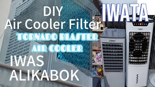 Air Cooler Filter DIY Iwas Alikabok IWATA TORNADOBLASTER COLENT [upl. by Cathee]