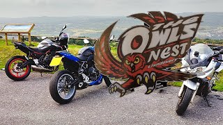 Betws Mountains to The Owls Nest Café  Suzuki GSX 8R Kawasaki Z650 Suzuki Bandit S 600 [upl. by Durtschi]