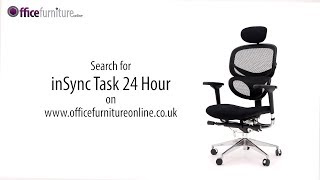 inSync 24 Hour Mesh Task Chair  Features and User Guide [upl. by Akena435]