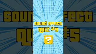 Sound Effect Quiz 5 [upl. by Daffodil124]