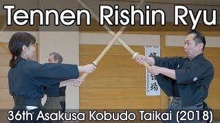 Tennen Rishin Ryu  36th Asakusa Kobudo Taikai 2018 [upl. by Belinda]