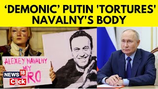 Alexei Navalny Death  Navalny Widow Says Putin Torturing Him Even In Death Demands Body  N18V [upl. by Kahl]