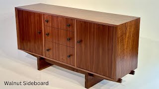 Build a Modern Sideboard  Walnut Buffet [upl. by Aaronson]