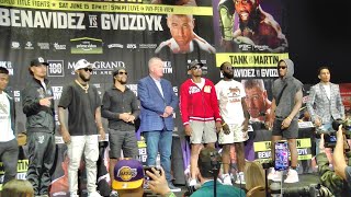 Tank Davis vs Frank Martin FULL undercard press conference [upl. by Eldnek]