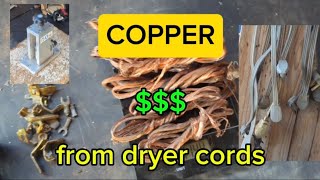 COPPER from dryer cords using the STRIPMEISTER IS IT WORTH IT [upl. by Ruenhs808]