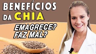 Benefícios da CHIA  Como Usar Emagrece Faz Mal DICAS e CUIDADOS [upl. by Eelydnarb]