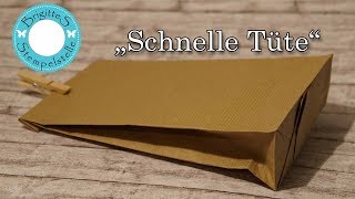 Schnelle Tüte basteln [upl. by Alard]