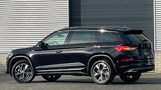 Skoda NEW Kodiaq 2023 Sportline in 4K Black Magic Metal 19 Inch Triglav Walk around amp detail inside [upl. by Archibold]