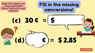 P2 Math MONEY Template Part 2  Converting Money involving dollars amp cents Feat Mrs Chng [upl. by Wallis]