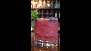 You HAVE To Try This Blackberry Mint Bourbon Slushy Cocktail [upl. by Koch51]