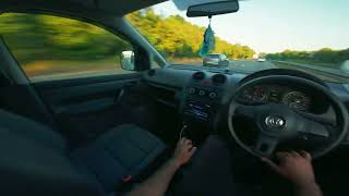 AUDI S3 VS FULLY LOADED VW CADDY MAXI COMMERCIAL SQUEEZING LANES  CERTI DRIVERS POV CARS [upl. by Venita]