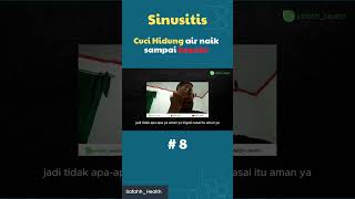 Cuci hidung air naik sampai kepala 8 safahhhealth sinusitis irigasinasal [upl. by Johny]