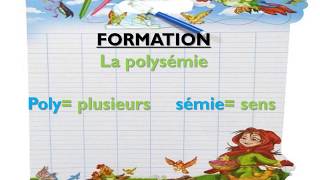 Français vocabulaire la polysémie 3ème année primaire [upl. by Laucsap]