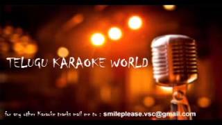 Sogasu Chooda Tharama Karaoke  Sainikudu  Telugu Karaoke World [upl. by Ivah435]