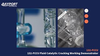 Fluid Catalytic Cracking Working Demonstrator  Bayport 132FCCU [upl. by Joanie]