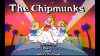 Alvin and the Chipmunks Cartoon Intro  1990 [upl. by Mloc288]