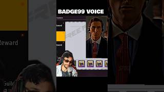 Badge99 Voice VS Freefire Voice Notes🔥 freefire badge99 [upl. by Hintze]