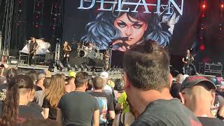 Delain Midalidare Rock 2024 [upl. by Enylhsa]