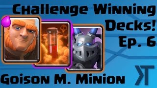 Challenge Winning Decks Ep 6  3 Giant Poison Mega Minion decks [upl. by Einnaf]