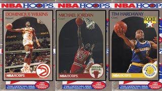 Top 15 Most Valuable 19901991 NBA Hoops Superstars Basketball Cards PSA graded [upl. by Aissak]