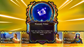 PRISMATIC TICKET AT 21 IS BROKEN ⭐⭐⭐TFT SET 13 [upl. by Strawn]