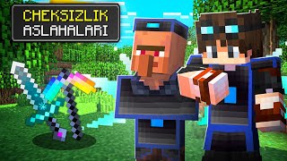 Minecraft lekin Bizda CHEKSIZLIK ASLAHAlari bor [upl. by Halfdan]