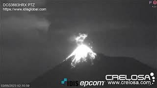 Fuego Volcano  Eruptions  May 3 2023  Time Lapse [upl. by Persis815]