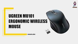 How to Set Up and Use the UGREEN MU101 Ergonomic Wireless Mouse [upl. by Zerat]