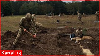 Ukrainian army digs trenches for a long stay in Kursk 5 brigades more than 2 thousand soldiers [upl. by Riccardo]