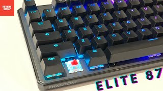 Keyboard yang UNDERRATED Banget   Tecware Phantom Elite 87 Mechanical Gaming Keyboard [upl. by Aerdnaed261]