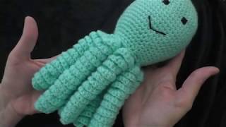 How to Crochet a Preemie Octopus Toy  Right Handed [upl. by Fredette416]