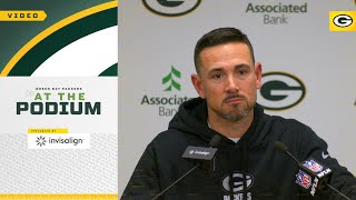 Matt LaFleur PostGame Press Conference  Packers vs Buccaneers [upl. by Nicolella]