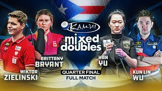 ZIELINSKIBRYANT vs HANWU ▸ Kamui Mixed Doubles [upl. by Naimerej]