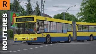 OMSI 2  Belgrade  Line 15 Zemun Novi Grad  Zeleni Venac [upl. by Norud]