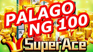 PALAGO NG 100 KAY SUPER ACE 🤑👌🏻 MW GAMING  MW Play  Good Game  Casino [upl. by Pardew114]