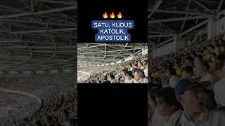 Katolikku keren ❤️ pope popefrancis catholicchurch gbk holymass [upl. by Kellyn321]