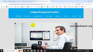 College Management System  Java  JSP  Final Year Web Application Project 2024 [upl. by Aynwad]