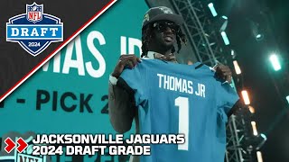 Jacksonville Jaguars 2024 Draft Grade  PFF [upl. by Aerol]