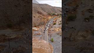 Overflowing wadi in Rustaq [upl. by Ecnatsnok]