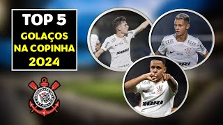 Os 5 Maiores Golaços do Corinthians na Copinha 2024 [upl. by Anayrb]